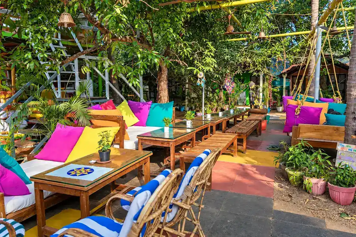 Kranti Yoga garden lounge