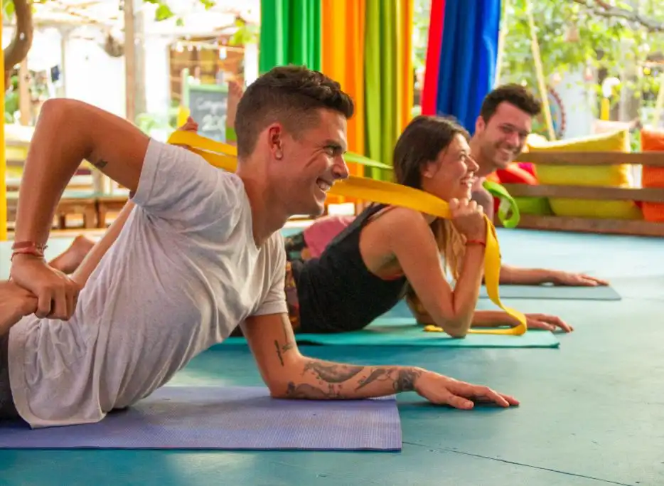 Yoga retreat in Goa offering 100 hours of transformative practice in serene surroundings